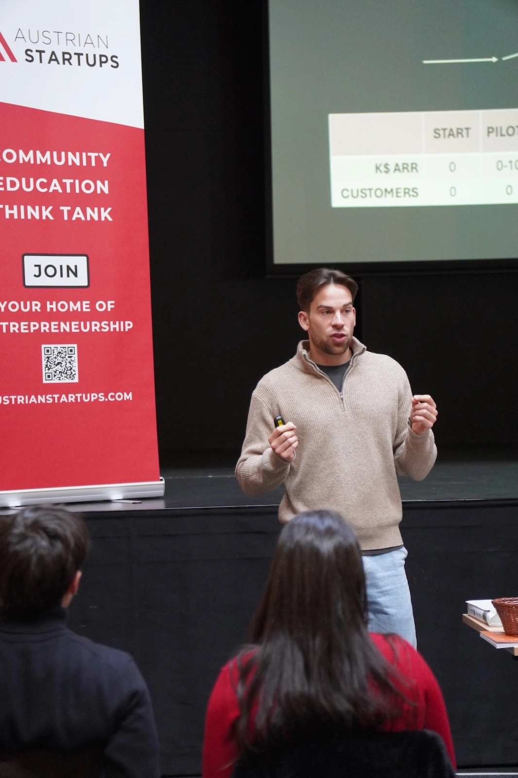 Felix auf der Bühne